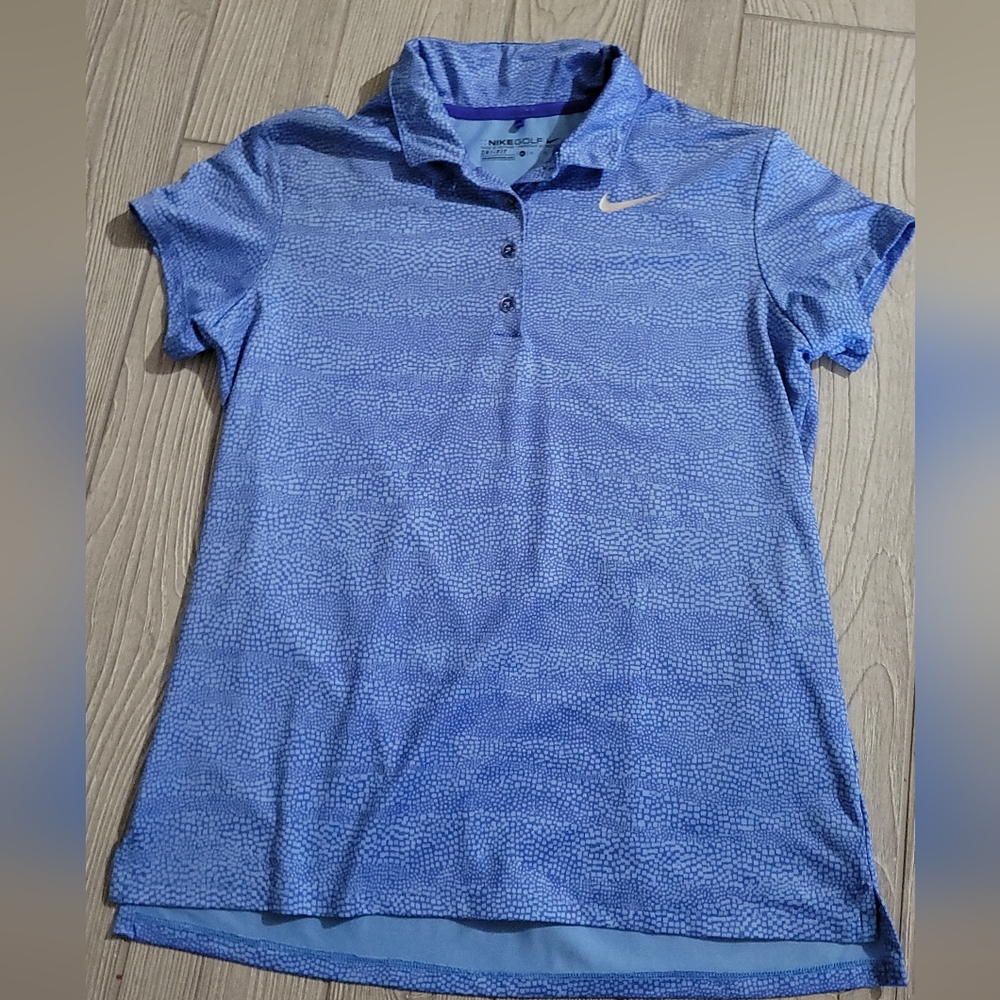 Girls nike dri fit golf polo